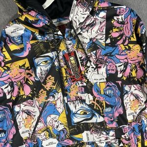 Fresh Prints Of Tokyo Drill Clothing Co Comic Design Hoodie Mens Size XL